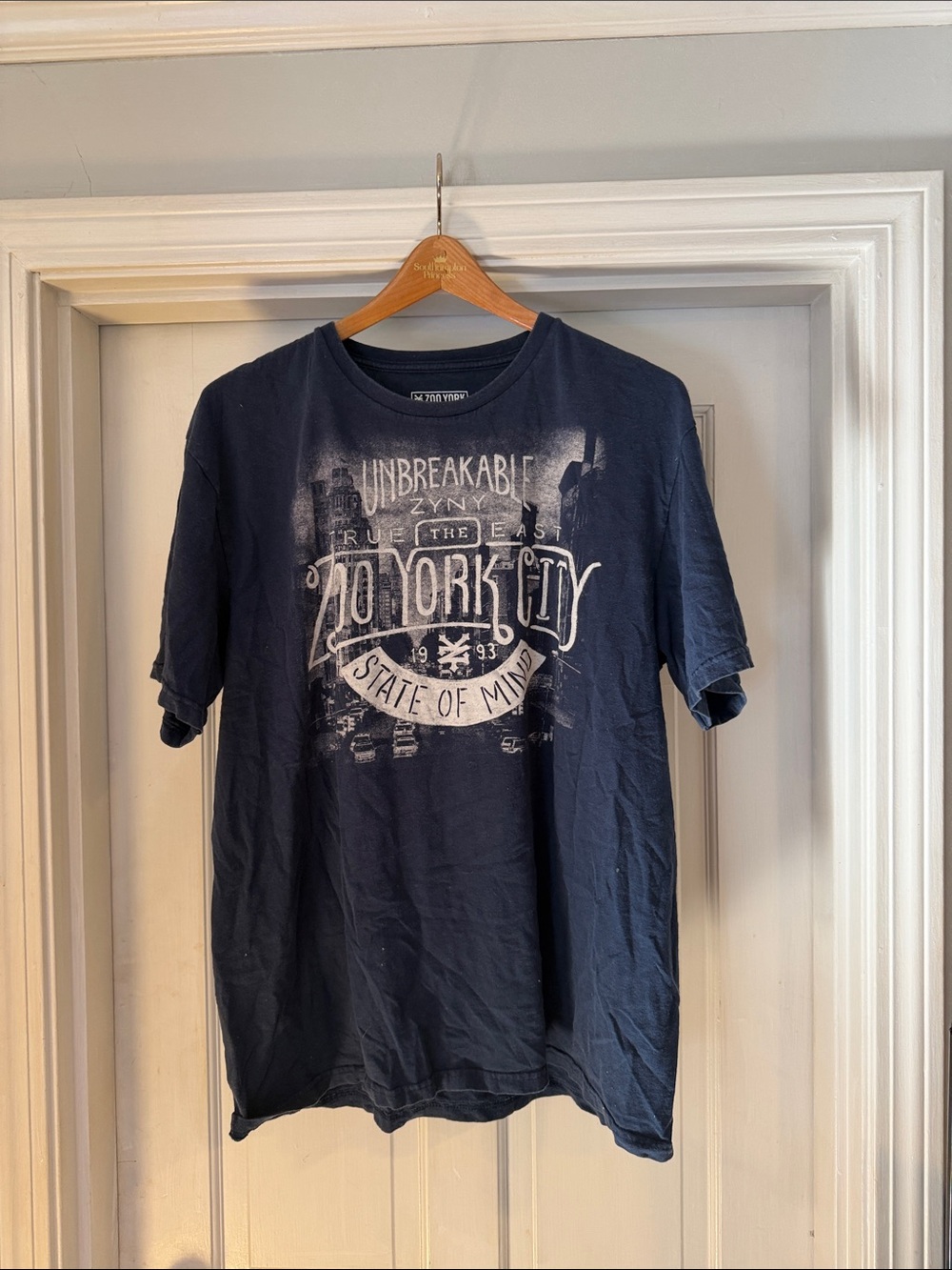Men's Navy Graphic Tee - New York City Print